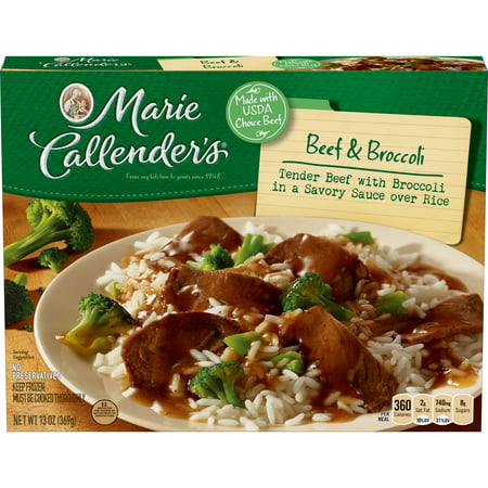 Marie Callender's Frozen Dinner, Beef & Broccoli, 13 Ounce ...