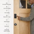 thumbnail image 3 of Yale Code Keypad Deadbolt Black Suede Key-Free Entry, Wi-Fi Not Supported, YED210-NR-Bsp, 3 of 7