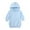 Blue, variant on KYAIGUO Baby Kids Girls Spring Fall Sweatsuit for Girls，Little Girls Long Sleeve Mid-Lengt Hoodies Sweatshirt Casual Toddler Pullover Hooded，Sizes 1-5Y