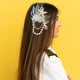 thumbnail image 4 of BRIGHTFUFU 1 pieza de horquilla de estrella de mar con incrustaciones de diamantes de imitación de perlas pasadores para el cabello para mujer y mujer, 4 of 8