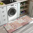 thumbnail image 3 of Pioneer Flower Floral Print Pattern Kitchen Rug Mat,Kitchen Runner Rugs Non Skid Washable,Decorative Kitchen Floor Mats for Kitchen,Sink,Laundry,17"x47.2", 3 of 7