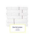 thumbnail image 4 of Sábanas Sweet Home Collection 1500 Supreme, color blanco completo, 4 of 5