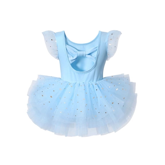 Shadoumai Ballet Leotards for Girls Cartoon Printed Summer Sleeveless Comfortable Loose Girl Ballet Tutu Skirt Flower Girl Dresses for Girls