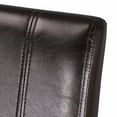 thumbnail image 4 of ZENSTYLE 4PCS Dining Parson Chair Simple Style Restaurant Brown Leather Backrest, 4 of 9