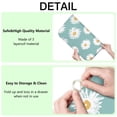 thumbnail image 4 of Microfibre Drying Mat for Kitchen Daisy Flower Watercolor Dish Drying Drainer Mat Absorbent Drying Mat Washing Up for Glass, Plate & Cup 18inch X 24inch, 4 of 5