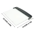thumbnail image 4 of Xihbxyly Panel de Luz Led En Forma de Cuña, Brillo Ajustable, Diseño Plano y Portátil, Iluminación Que Cuida La Vista, Elegante Visión Nocturna, Ideal para Leer, Viajar y Estudiar, Tamaño 22,5 X 14,5, 4 of 7