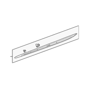 Genuine OE Acura Rocker Molding - 71850-TZ3-A01ZF