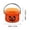 A, variant on Sruoe Halloween Candy Bucket, Mini Pumpkin Pail With Lid, Small Plastic Trick Or Treat Pail, Mini Pumpkin Candy Holder Storage Container, Pumpkin Basket for Halloween Party Favors Table Decorations