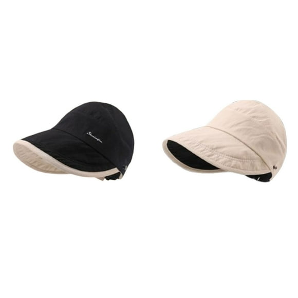 WEIYLL Women Sun Hat Breathable Adjustable Double Compatible Outdoor Visor Summer Activities Visors Cap