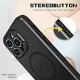 thumbnail image 2 of Cover For iPhone 12 Pro Max, Case with Kickstand,MagSafe Compatible Case with Built-in Camera Cover,Slim Shockproof Dustproof Case Cover, black, 2 of 7