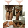 thumbnail image 2 of FINETOO Seamless Thongs for Women breathable Low Rise Panties Invisible Hipster Underwear No Show XS-XL 6 Pack, 2 of 6