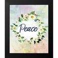 thumbnail image 2 of Allen, Kimberly 15x18 Black Modern Framed Museum Art Print Titled - Love Joy Peace 3, 2 of 5