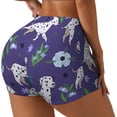 thumbnail image 2 of Naloa Cute Dog Biker Shorts for Women Seamless Scrunch Short Women’s Yoga Shorts for Gym Running Sport Shorts - X-Large, 2 of 9