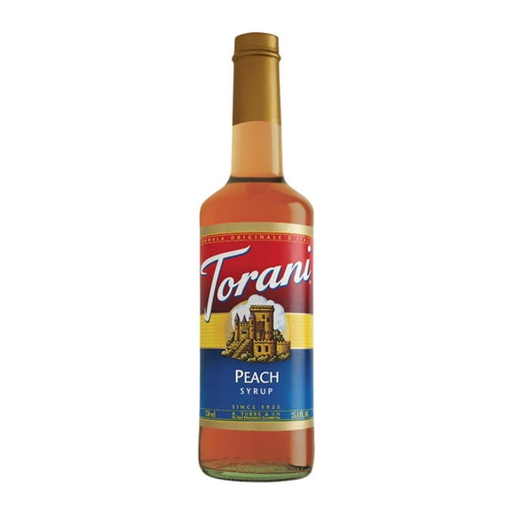 Torani Peach Syrup cs 12/750 ml
