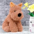 thumbnail image 4 of Peluche de perro suave, juguete de peluche para Navidad y San Valentín. Marrón 40cm, 4 of 7