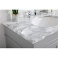 thumbnail image 4 of Elegant Decor Wesley 36" Steel and Solid Wood Single Bathroom Vanity Set in Gray, 4 of 8