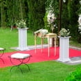 thumbnail image 2 of 2Pcs Roman Columns Wedding Roman Column Pillars Plastic Elegant Greek Column Statue Flower Pot Columns Stand Pedestal Wedding Event Party Decorative, 2 of 6