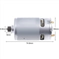 thumbnail image 2 of 3X Motor de CC RS550 de 18 V y 19500 RPM con 11 Dientes de Dos Velocidades y Caja de Engranajes de Alto Par para Taladro/Destornillador Eléctrico, 2 of 5