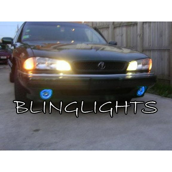 For 1992-1999 Pontiac Bonneville SE SSE White Halo Fog Lamps Lights Kit