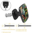 thumbnail image 3 of 4 Pcs Cabinet Handle Drawer Pulls Cartoon Cat Knobs with Screws Square Furniture Office Cabinet Knob Decoration, 3 of 7