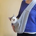 thumbnail image 6 of Dog Sling Carrier for Small Dogs, Adjustable Shoulder Pet Carrier Bag, Soft Breathable Puppy Pouch, Hands Free Travel Dog Sling，Blue, 6 of 6