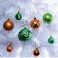 thumbnail image 3 of Prextex Green Christmas Ball Ornaments for Christmas Decorations - 36 Pieces Xmas Tree Shatterproof Ornaments with Hanging Loop for Holiday and Party Decoration (Combo of 6 Styles in 3 Sizes), 3 of 7