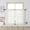 Natural, variant on White Short Sheer Curtains 36 Inch Length - Light Filtering Linen Blend Half Window Curtains with Embroidered Leaf Pattern for Kitchen Bathroom Basement, 2 Panels, 30"Wx36"L