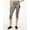 Gray, variant on Juniors Mesh Inset Cropped Leggings Heather Grey M