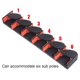 thumbnail image 2 of Bastidores De Cañas De Pescar Bastidores para cañas de pescar, soporte para cañas de pescar de pared antideslizante para el hogar, herramientas para aparejos (rojo), 2 of 8