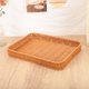 thumbnail image 1 of CaiYueKe Plastic Woven Storage Basket Tray for Kitchen Fruit Vegetables Snacks Candy Bread Organization Multi Functional Home Decor Imitation Vines Rattan Style, 1 of 7