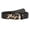 Black-1, variant on Unisex Black Textured Composite Leather Pin Buckle Belt, 4 Styles Irregular Hollow Buckle Punk Streetwear Dress Belt, 35.43"-37.40" Adjustable 1.38 Inch Wide Fashion Waist Belt, Ideal Gift