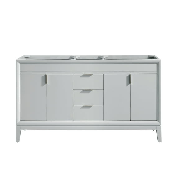 Avanity Emma-V60 Emma 60" Double Free Standing Wood Vanity Cabinet Only - Grey