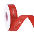 thumbnail image 2 of Clearance Under $1 Festive Christmas Ribbon for Mantels Trees and Wreaths, Satin-Like Holiday Ribbon, 2 of 7