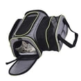 thumbnail image 1 of Material 600D Material De Vellón Carrier De Mascotas De Viaje De Color Suave Bolsa De Transporte De Gato De Mascotas De Masa Suave Con Estera De Lana, 1 of 6