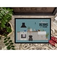 thumbnail image 3 of Black Pug Kitchen Scene Indoor or Outdoor Mat 18x27 CK7710MAT, 3 of 4