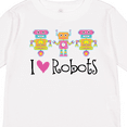 thumbnail image 4 of Inktastic Robot Lover Robotics Girls Long Sleeve Toddler T-Shirt, 4 of 5