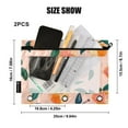 thumbnail image 3 of 2 Pack Pencil Bag 9.84x6.1 Inch 3-Ring Page Turning Folder Zipper Pencil Case Pencil Bag Page Turning File BagPink Peach, 3 of 6