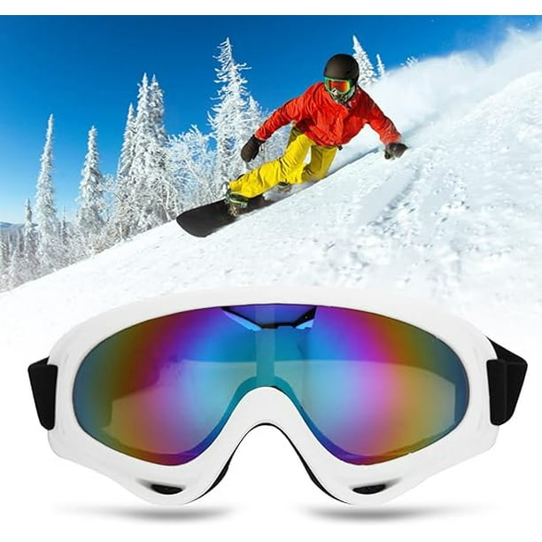 Queilt Ski Goggles, Pc Windproof Skiing Glasses Ski Snowboard Snow Goggles For Men Women Adult Youth