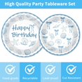 thumbnail image 4 of Princess Birthday Party Decorations, 96 Pcs Four Ever a Princess Plates and Napkins Forks Tableware Set, Girls 4th Birthday Party Supplies Disposable Plates Set for 24, 4 of 7