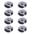thumbnail image 1 of lionlar 8x 25 x 5mm Tapis de Protection pour Pointes, Pieds d'Isolation, Noir, 1 of 5