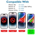 thumbnail image 2 of Protector de Pantalla Mothca Vidrio Mate para iPhone 16e/14/13 6.1'', 2 of 7