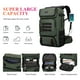 thumbnail image 5 of Mochila de viaje WITZMAN Carry on para hombre, bolsa de lona de nailon, 5 of 9