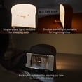 thumbnail image 2 of QANYI Cute Night Light Toast Bread LED Night lamp with Rechargeable, Portable Bedroom Bedside Bed lamp Birthday Gifts Ideas for Tween Teenage Teenager Teens Girls Boys Women, 2 of 8