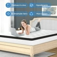 Queen Size Memory Foam Mattress, 10" Boxed Memory Foam Hybrid Spring