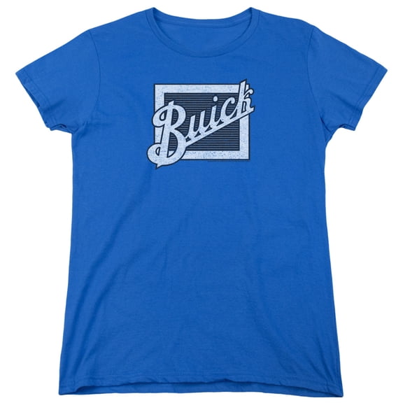 Buick - Distressed Emblem - Women's Short Sleeve Shirt - XX-Large