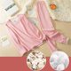 thumbnail image 3 of Gibobby Ropa interior deportiva Conjunto de capa base doble generador de calor de ropa interior térmica sin de color sólido para mujer（Rosa， XXXL), 3 of 4