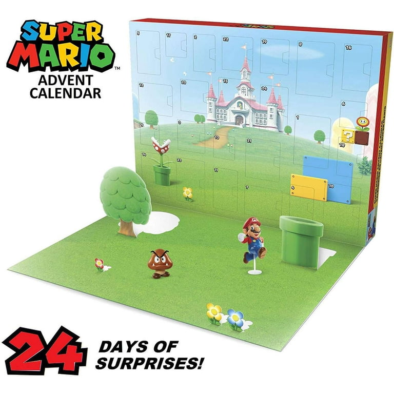 2023 Super Mario Advent Calendar for Kids - Nintendo - Walmart.com