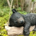 thumbnail image 5 of Hi-Line Gift Ltd. Suspended Cub Serenity: Striking Black Hanging Bear Polyresin Figurine, 5 of 6