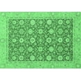 thumbnail image 1 of Ahgly Company Indoor Rectangle Oriental Emerald Green Traditional Area Rugs, 8' x 12', 1 of 4