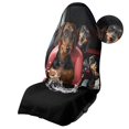 thumbnail image 4 of KUIFORTI Waterproof Car Seat Cover Towel - Non-Slip Car Seat Protector for Gym Workouts, Running, Swimming, Beach Trips, Universal Fit for Cars, SUVs, Trucks Dachshund Print, 4 of 7